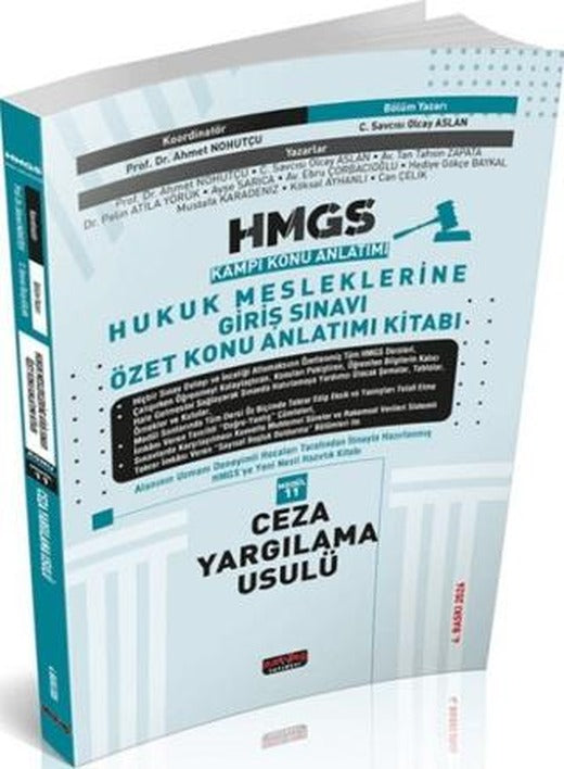 2026 HMGS Ceza Yargılama Usulü Özet Konu Anlatımı | Savaş Yayınevi (Ciltsiz)