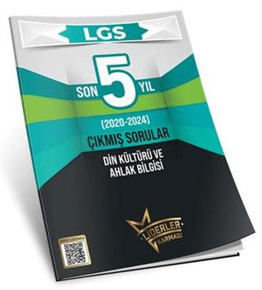 Liderler Karması LGS Son 5 Yıl Din Kültürü Branş Çıkmış Sorular | Liderler Karması Yayınları (Ciltsiz)