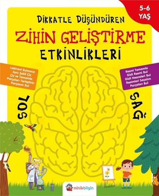 Dikkatle Düşündüren Zihin Geliştirme Etkinlikleri - 2 | Minik Bilgin