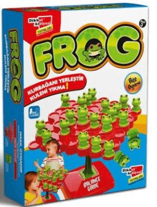 Frog Kurbağa Denge Oyunu - Eğlenceli ve Eğitici Aile Oyunu | Dikkat Atölyesi Yayınları