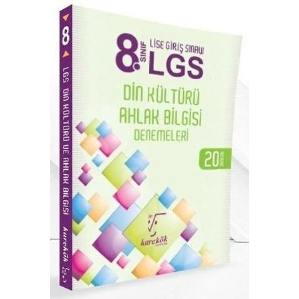 8.Sınıf LGS Din Kültürü ve Atatürkçülük 20 Deneme | Karekök Eğitim Yayın (İnce Kapak)