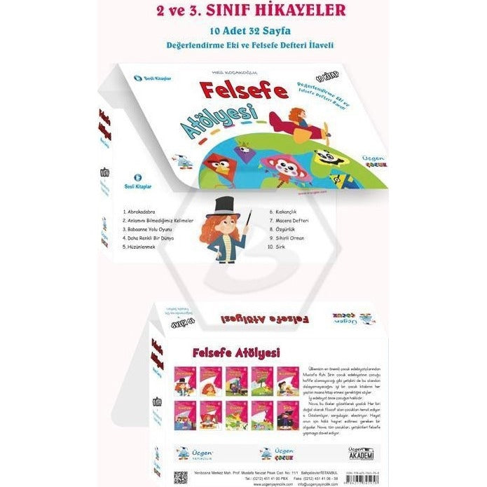 Felsefe Atölyesi Seti - 10 Kitap Takım | Üçgen Çocuk