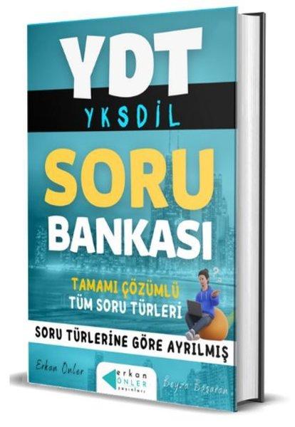 YDT YKSDİL - Soru Bankası-Tamamı Çözümlü Tüm Soru Türleri | Erkan Önler Yayınları (Ciltli) - Resim 1