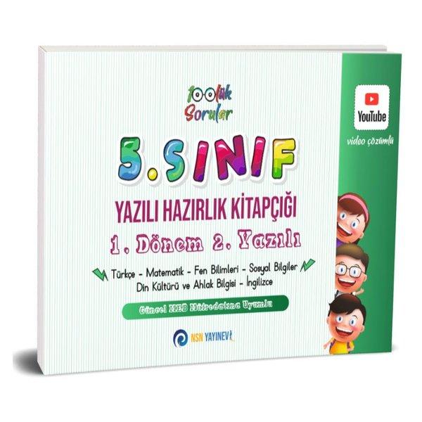 5. Sınıf Yazılı Hazırlık Kitapçığı 1. Dönem 2. Yazılı | NSN Yayınevi (İnce Kapak) - Resim 1