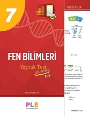 7.Sınıf - Fen Bilimleri - Yaprak Testi (1-32) - Kolektif kitap kapağı