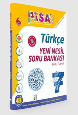 7. Sınıf Pisa Türkçe Yeni Nesil Soru Bankası - Abdulkadir Kaçar kitap kapağı