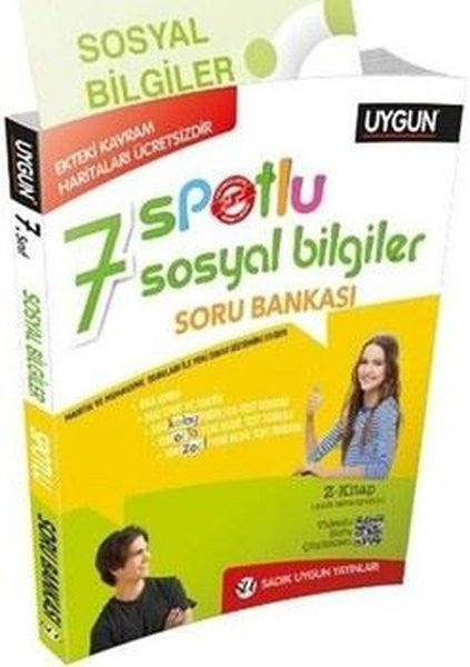 7.Sınıf Sosyal Bilgiler Spotlu Soru Bankası + Kavram Haritaları - Kolektif kitap kapağı
