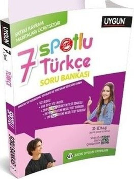 7.Sınıf Türkçe Spotlu Soru Bankası + Kavram Haritaları - Kolektif kitap kapağı