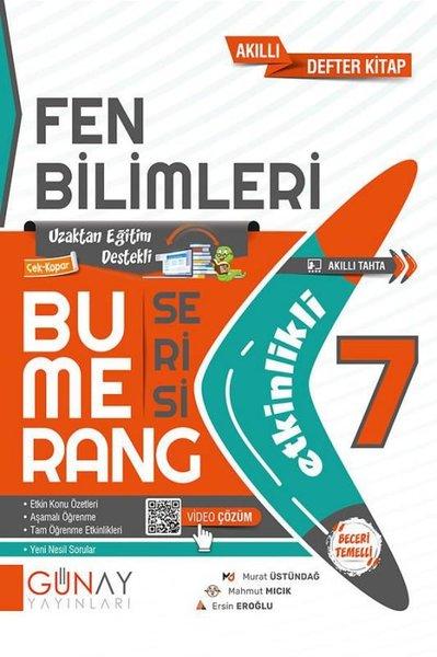 7. Sınıf Bumerang Etkinlikli Fen Bilimleri | Günay Yayıncılık (İnce Kapak) - Resim 1