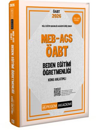 2026 MEB AGS ÖABT Beden Eğitimi Öğretmenliği Konu Anlatımlı | Pegem Akademi Yayıncılık (Ciltsiz) - Resim 1