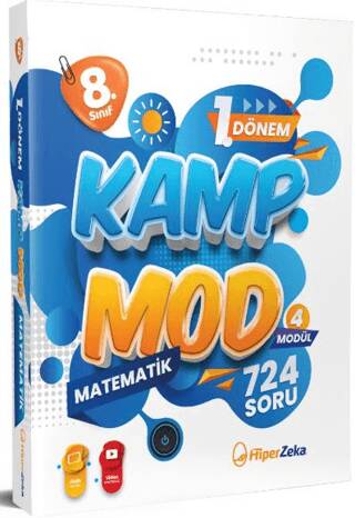 8. Sınıf 1. Dönem Kamp Mod Matematik 4 Teknik Analiz Modülü - Serkan Akça kitap kapağı