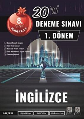 8. Sınıf 1. Dönem Mod 20'li İngilizce Deneme Sınavı - Kolektif kitap kapağı