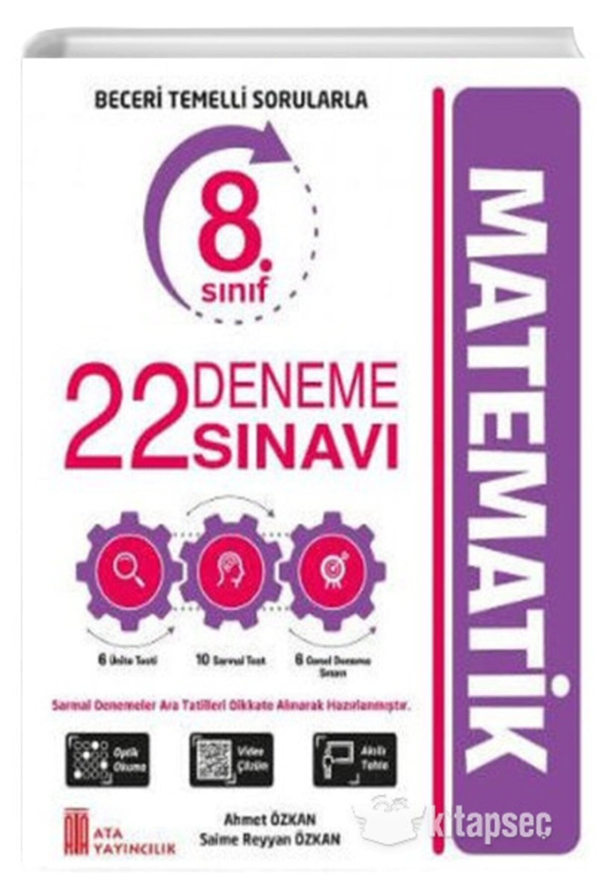8. Sınıf 22 Deneme Sınavı Matematik kitap kapağı
