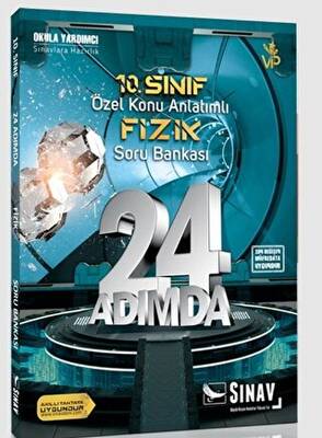 10. Sınıf Fizik 24 Adımda Özel Konu Anlatımlı Soru Bankası - Komisyon kitap kapağı
