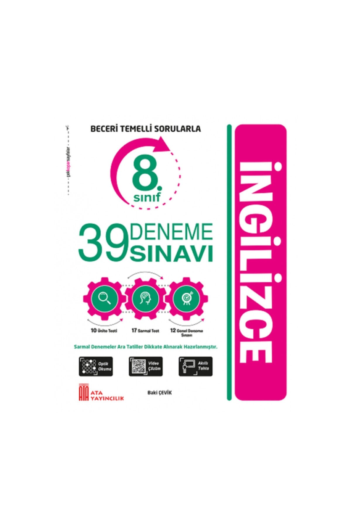 8. Sınıf 39 Deneme Sınavı İngilizce kitap kapağı