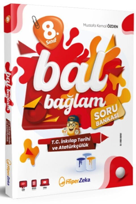 8. Sınıf Bal Bağlam T.C. İnkılap Tarihi Soru Bankası Hiper Zeka Yayınları kitap kapağı