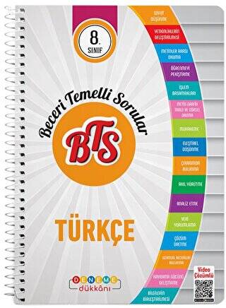 Deneme Dükkanı 8. Sınıf BTS Türkçe Beceri Temelli Sorular - Kolektif kitap kapağı
