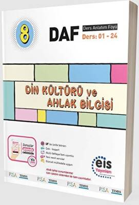 8. Sınıf - DAF - Din Kültürü ve Ahlak Bilgisi - Kolektif kitap kapağı