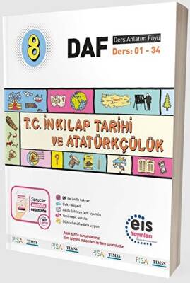 8. Sınıf - DAF - T.C. İnkılap Tarihi ve Atatürkçülük - Kolektif kitap kapağı