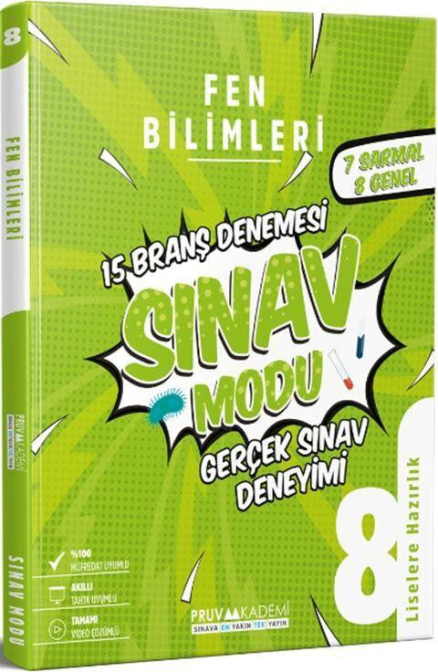 8. Sınıf Fen Bilgisi Branş Denemesi Pruva Akademi - Kolektif kitap kapağı