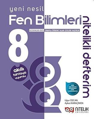 8. Sınıf Fen Bilimleri Nitelikli Defterim - Uğur Özcan kitap kapağı