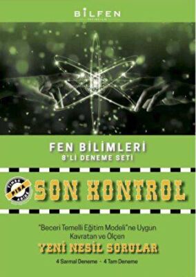 8. Sınıf Fen Bilimleri Son Kontrol 8`li Deneme Seti - Kolektif kitap kapağı