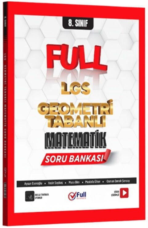 8. Sınıf Geometri Tabanlı Matematik Soru Bankası Full Matematik kitap kapağı