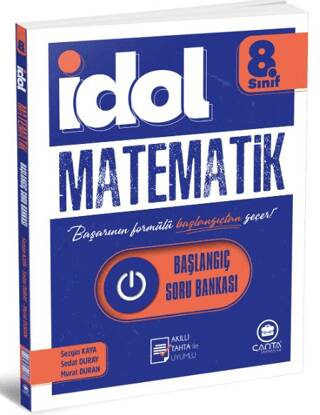 Çanta 2025 8. Sınıf Lgs İdol Matematik Başlangıç Soru Bankası - Sezgin Kaya kitap kapağı