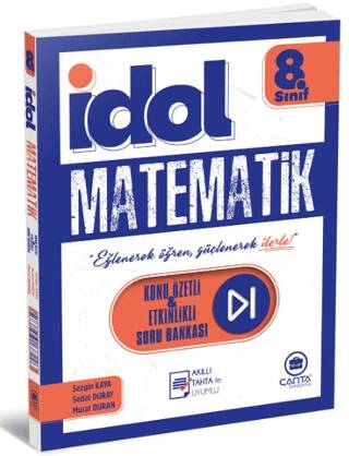 Çanta 2025 8. Sınıf Lgs İdol Matematik Konu Özetli Etkinlikli Soru Bankası - Sezgin Kaya kitap kapağı