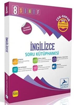8. Sınıf İngilizce Soru Kütüphanesi - Kolektif kitap kapağı