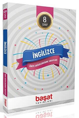 Başat Yayınları 8. Sınıf İngilizce Ünite Değerlendirme Sınavları - Kolektif kitap kapağı