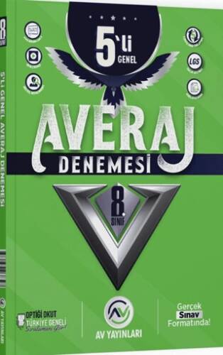 8. Sınıf LGS Averaj 5 li Deneme - Kolektif kitap kapağı