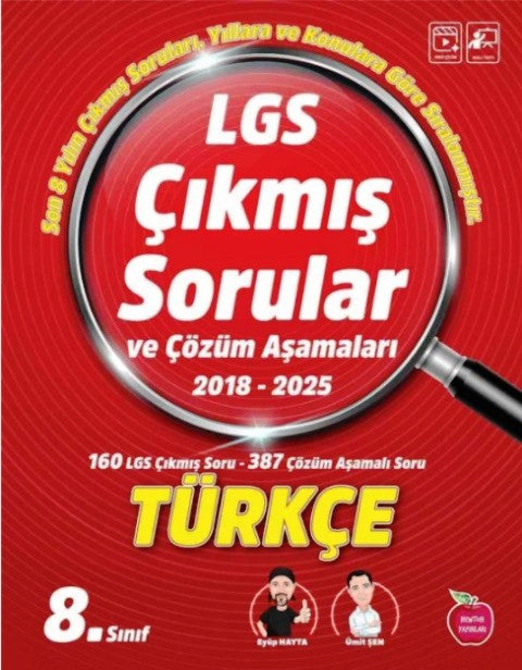 8. Sınıf LGS Çıkmış Sorular Türkçe Yeni 2018 - 2025 kitap kapağı
