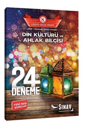 Sınav Yayınları 8. Sınıf LGS Din Kültürü ve Ahlak Bilgisi 24 Deneme - Kolektif kitap kapağı