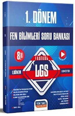 Yeni Tarz Yayınları 8. Sınıf LGS Fen Bilimleri 1. Dönem Soru Bankası Özel Baskı - Kolektif kitap kapağı
