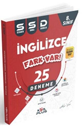 8. Sınıf LGS İngilizce Fark Var 25 Deneme - Kolektif kitap kapağı