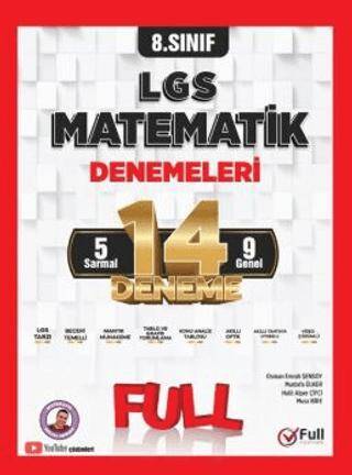 8. Sınıf LGS Matematik 14 lü Branş Denemeleri Full Matematik - Osman Emrah Şensoy kitap kapağı