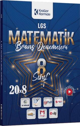 8. Sınıf LGS Matematik 20 x 8 Branş Denemeleri - Kolektif kitap kapağı
