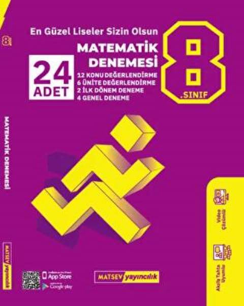 8. Sınıf LGS Matematik 24’lü Denemesi - Kolektif kitap kapağı