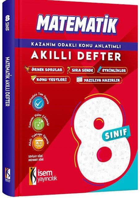8. Sınıf LGS Matematik Akıllı Defter 2026 kitap kapağı