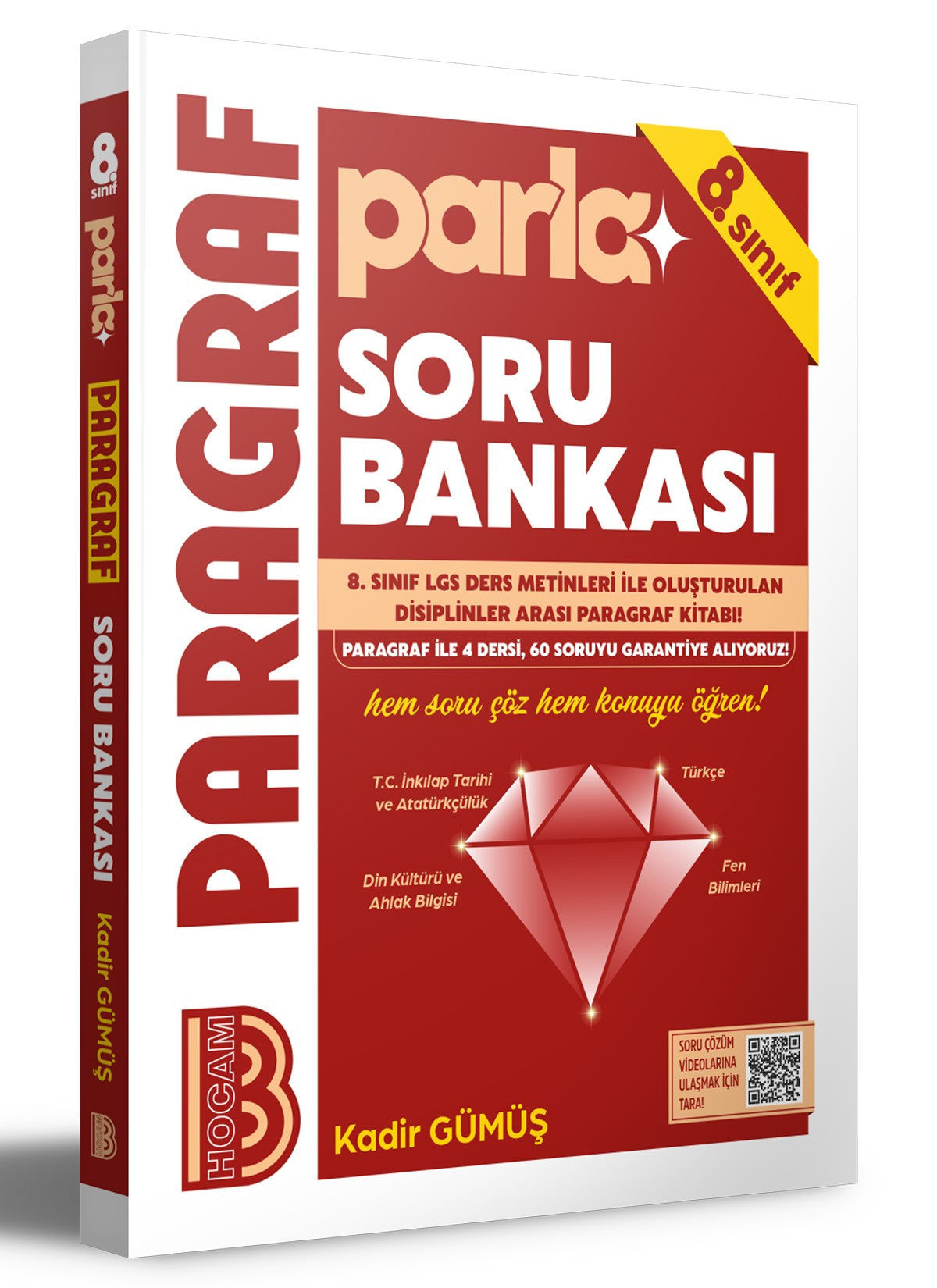 8. Sınıf LGS Paragraf Soru Bankası Benim Hocam Yayınları kitap kapağı