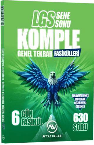 8. Sınıf LGS Sene Sonu Komple Genel Tekrar Fasikülleri 630 Soru - Kolektif kitap kapağı