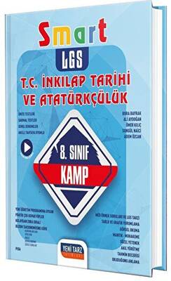 Yeni Tarz Yayınları 8. Sınıf LGS T. C. İnkılap Tarihi ve Atatürkçülük Smart Kamp - Kolektif kitap kapağı