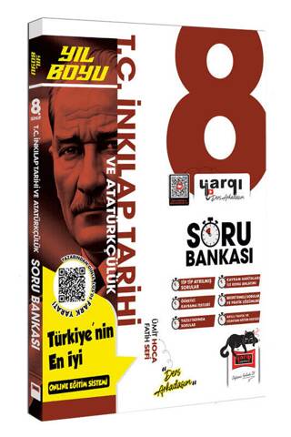 8. Sınıf LGS T.C. İnkılap Tarihi ve Atatürkçülük Yıl Boyu Soru Bankası - Kolektif kitap kapağı