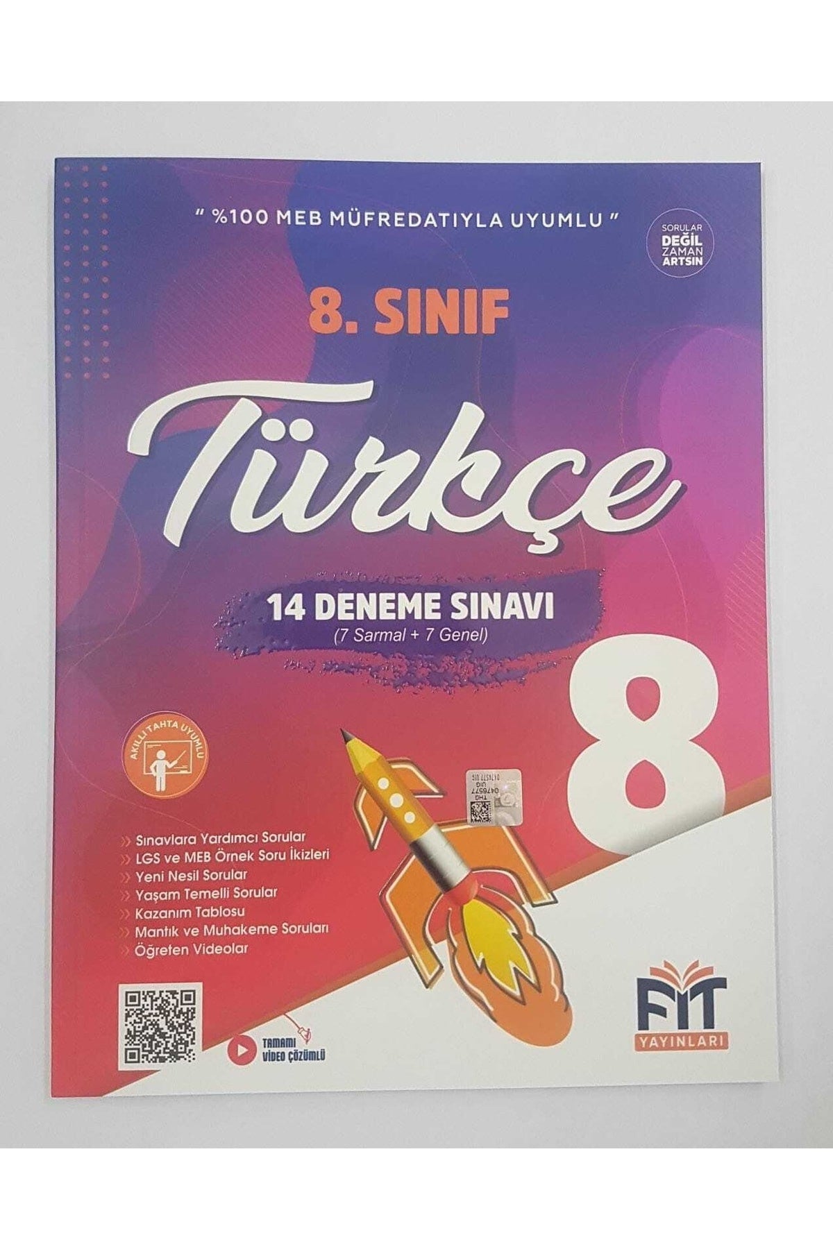 8. Sınıf Lgs Türkçe 14 Deneme Sınavı (7 SARMAL 7 GENEL) kitap kapağı