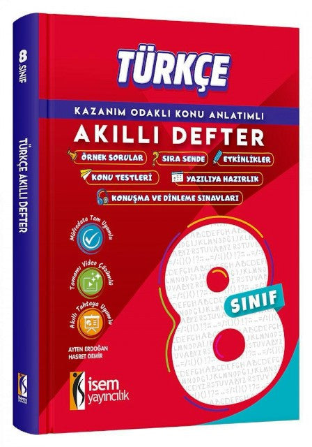 8. Sınıf LGS Türkçe Akıllı Defter 2026 kitap kapağı