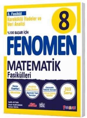 8. Sınıf Matematik Kareköklü İfadeler ve Veri Analizi 3. Fasikül Fenomen Okul Yayınları - Kolektif kitap kapağı