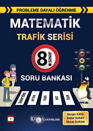İdol Yayınları 8. Sınıf Matematik Trafik Serisi Soru Bankası - Sezgin Kaya kitap kapağı