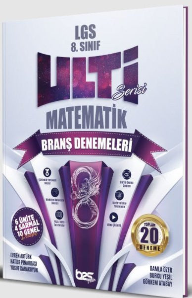 8. Sınıf Matematik Ulti Serisi Denemeleri - Damla Özer kitap kapağı