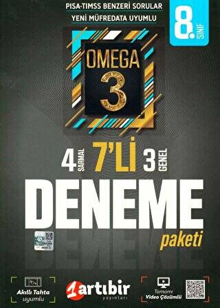 8. Sınıf Omega 3 7`li Deneme Paketi - Kolektif kitap kapağı